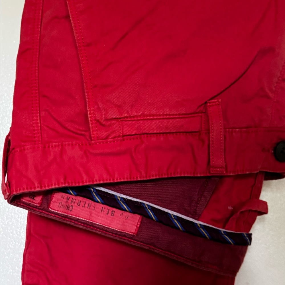 Ben Sherman Salmon/Vibrant Red Chino pants